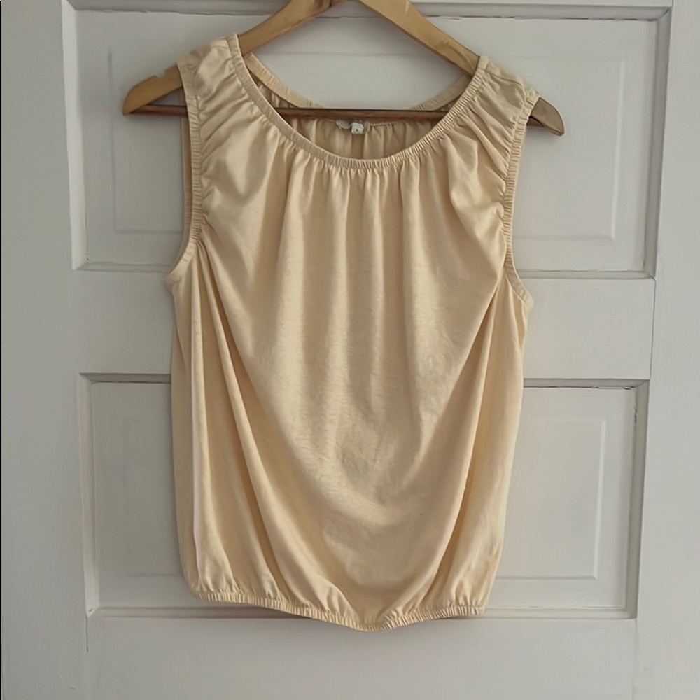 Madewell light yellow top